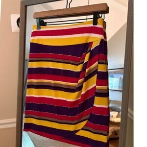 Kelly & Diane Striped Pencil Skirt Size‎ 2 NWT
